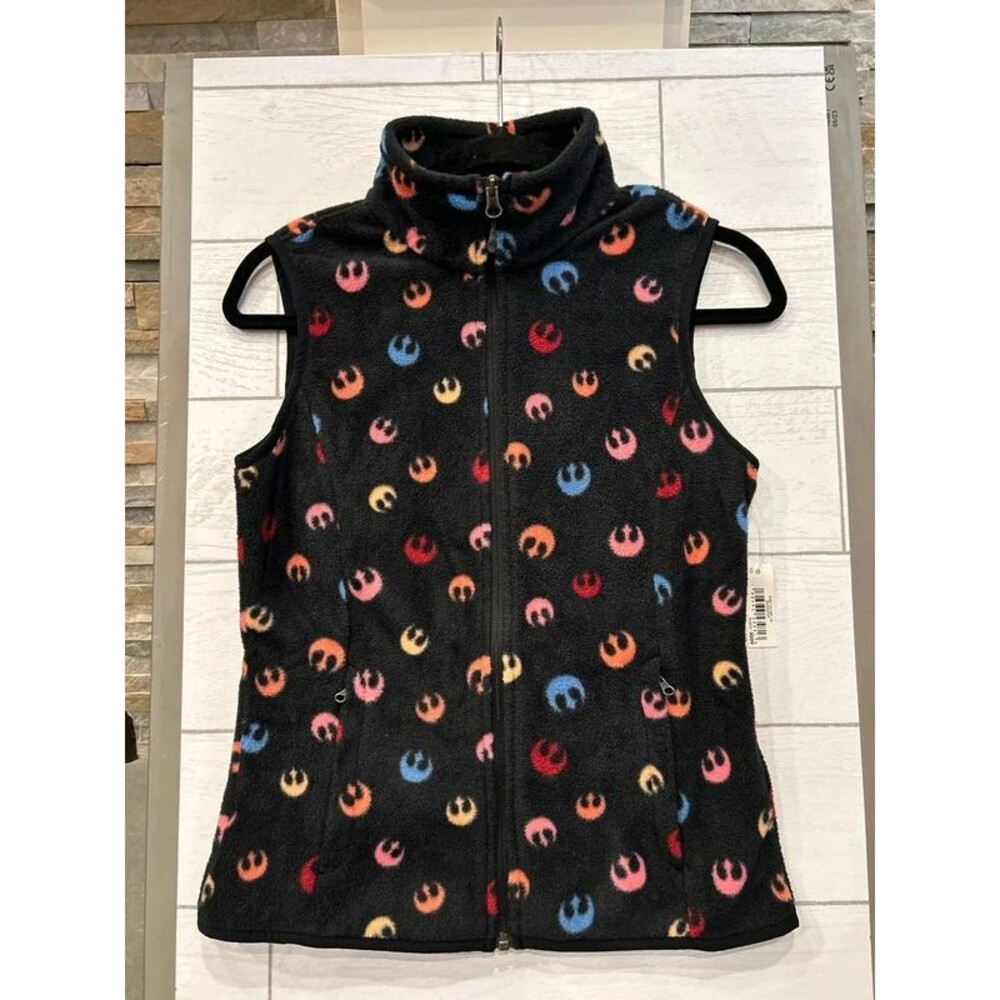 Women’s XS Amazon Essentials Star Wars Fleece Vest with Logos